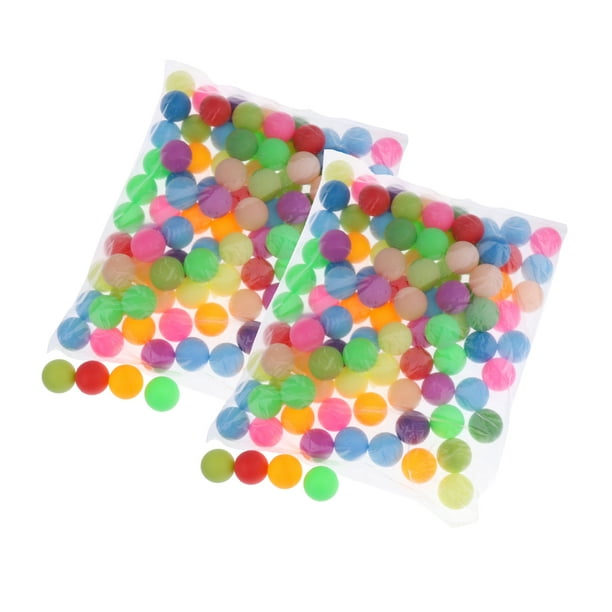 200 Pièces de Balles de Tennis de Table Colorées