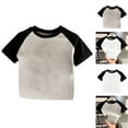thumbnail image 4 of ZACPNCV Girls Crop Top Short Sleeve Cropped Girls T Shirts Crewneck Summer Tops White 7-8 Years, 4 of 4