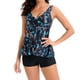thumbnail image 3 of Conjunto de bikini sólido de contraste de pecho alto cómodo para mujer Conjuntos de traje de baño de una pieza OAVQHLG3B Store  lin121212, 3 of 3