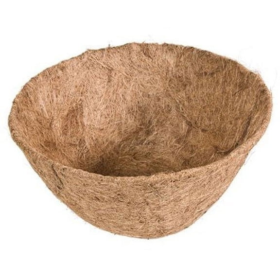 Panacea Products 88592 14-Inch Round Coco Fiber Liner, 1, Brown