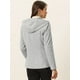 thumbnail image 4 of Chaquetón Allegra K con capucha y bolsillos profundos Gris XS, 4 of 6