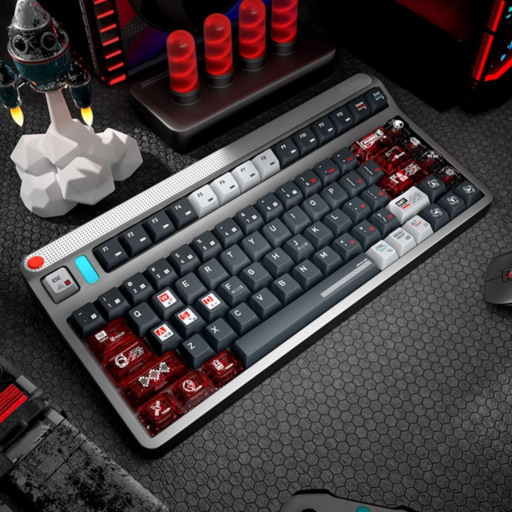 183Key Keycaps with Program Theme High Compatibility and Five Sides Heat Sublimated for Mechanical Keyboards