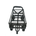 thumbnail image 4 of Steel Garden Cart with Easy-Grip Handle,Outdoor Lawn Wagon with Removable Sides for Beach Lawn Yard,Heavy-Duty 500 Pound Capacity,Black, 4 of 9