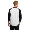 thumbnail image 2 of Sport-Tek Baseball Jersey (ST205) White/Black, XS, 2 of 2