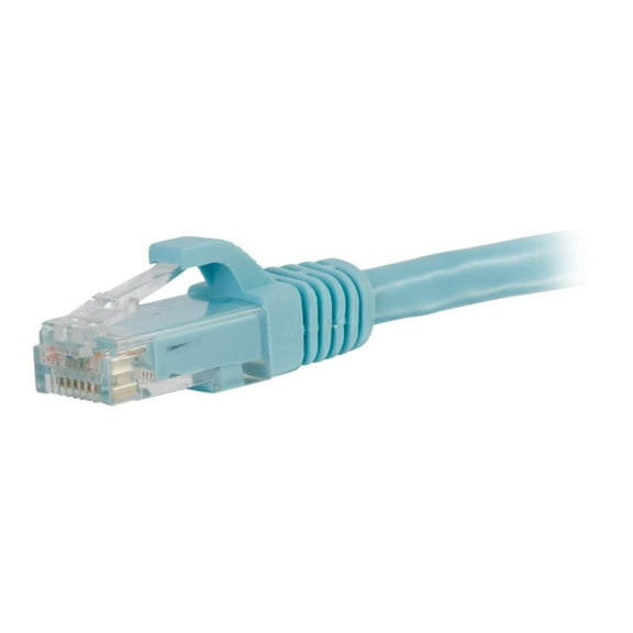 C2G 7ft Cat6a Snagless Unshielded (UTP) Network Patch Ethernet Cable - Aqua - Patch cable - RJ-45 (M) to RJ-45 (M) - 2.13 m - UTP - CAT 6a - molded, snagless, stranded - aqua