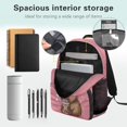 thumbnail image 5 of Aplkyhs Cute Capybara School Backpack for Girls Boys Students 6-18 Large Capacity Ergonomic Padded Adjustable Shoulder Straps for Elementary Middle High School Daily Use, 5 of 7