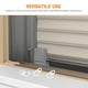 thumbnail image 4 of 50 ganchos de plástico transparente para cortina de ducha, ideales para colgar cortinas en la barra de la ventana del baño., 4 of 8