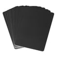 thumbnail image 1 of Uxcell 12Pcs Blank PVC Cards Inkjet Plastic ID Card CR80 30 MIL Glossy Black, 1 of 7