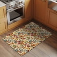 thumbnail image 3 of Fall Leaves Bathroom Mats 2x3 FT, Non Slip Small Kitchen Mat, Farmhouse Beige Botanical Leaf Autumn Washable Soft Backed Front Door Throw Rugs Non-Shedding Indoor Outdoor Doormat for Entryway Sink, 3 of 8