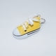 thumbnail image 3 of Mini llavero de zapatos de lona de 7,5 cm, llavero de zapatos de simulación colgante para bolso de coche, 3 of 5
