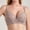 Coffee, variant on BC Cup Underwire Thin Support Bra, Full Bust Side Lift Anti-Droop Adjustable Straps Sleep Lingerie Hot Pink 95B