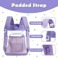 thumbnail image 6 of Ludolm Clear Backpack Heavy Duty TPU，See Through Backpack Stadium Approved，Quick Security Check See Through Backpacks Transparent Bookbag, 6 of 8