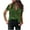 Dark Green, variant on gakvbuo Velvet Tunic Tops For Women Dressy Tops Vintage Short Sleeve Button Down Summer T-Shirts Casual Pocket V Neck T Shirt Solid Color Soft Blouse