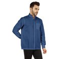 thumbnail image 3 of Bestman Solid Long Sleeve Shirt For Mens Front Double Button Placket Chinese Collar Shirt, 3 of 7