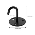 thumbnail image 2 of WRITWAA Gancho De Negro Resistente De Acero Inoxidable Para Colgar En Y Hogar, 2 of 7