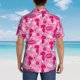 thumbnail image 4 of Balery Poodle Dog Camisas hawaianas de manga corta para hombre, camisas playeras de corte holgado, camisas de vacaciones con botones,Large, 4 of 7