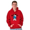 thumbnail image 5 of Funny Novelty Self Made Smurf Fire Hoodie Sweatshirt Women Men Brisco Brands M, 5 of 6