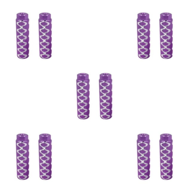 Guardoinrt 2pcs/set Smooth Operation And Precise Fit Bike Pegs For Comfortable Ride purple 5Set