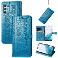 thumbnail image 1 of Funda Cartera FOXDOCK para Samsung Galaxy A54 5G , Flip PU con Relieve de Gatos y Perros, Tarjetero y Soporte, 1 of 6