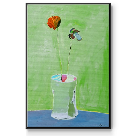 Green Day Framed Premium Gallery Wrapped Canvas - Ready to Hang