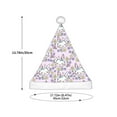 thumbnail image 3 of Honeii Purple Rabbit Print Hat Santa Claus Hat For Xmas Party, Christmas Caps For Boys Girls Child,Christmas Beanie, 3 of 6