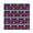Navy Red-geometric Stripe, variant on Iauyy Satin Napkins Set of 1- Neon Birthday Cake DIY Printing Decoration Cloth Napkin- Easy Care for Home/Party