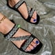 thumbnail image 5 of Sandalias de verano para mujer, sandalias planas sin cordones, zapatos romanos de cristal, sandalias informales con punta abierta, zapatillas Wmkox8yii  ytu8764, 5 of 9