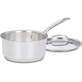 thumbnail image 1 of Cacerola Cuisinart de 1.5 cuartos con tapa, colección de utensilios de cocina de acero inoxidable Chef's Classic, 719-16, 1 of 5