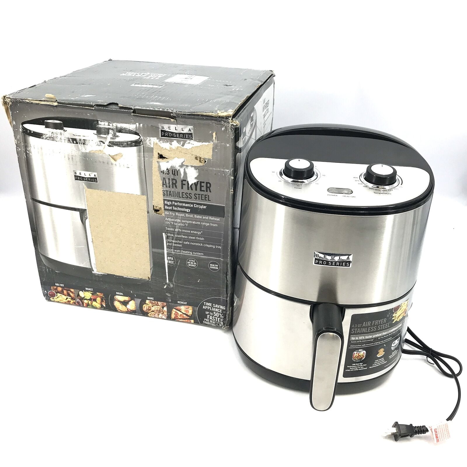 walmart bella air fryer