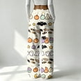 thumbnail image 6 of QWKLEAJ Halloween Pajama Pants Women Loose Fit Lounge Pants Pumpkin Cat Print Sleepwear Elastic Waist Casual Home Trousers Party Bottoms Long Pyjamas Comfy Loungewear Holiday Themed Nightwear, 6 of 6