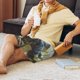 thumbnail image 5 of Balery Ferocious Dinosaur Pantalones cortos de pijama de punto de algodón para hombre con cinturilla y bolsillos-3X-Large, 5 of 6