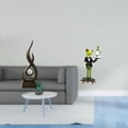 thumbnail image 2 of Estatua abstracta de rana camarera de fuego, escultura de resina de animal con llamas, arte moderno, figura decorativa para sala de estar, armario, es, 2 of 8