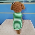 thumbnail image 1 of URMAGIC Pet Boy Dog Summer Stripe Coat Sleepwear Vest Apparel for&nbsp;Puppy&nbsp;Small Medium Dogs Warmer T-shirt Clothes, 1 of 6