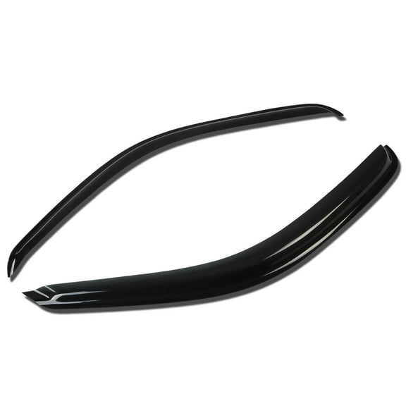 DNA Motoring WVS-098 For 1995 to 2004 Tacoma Regular / Extended Cab 2pcs Window Visor Deflector Rain Guard (Dark Smoke) 96 97 98 99 00 01 02 03