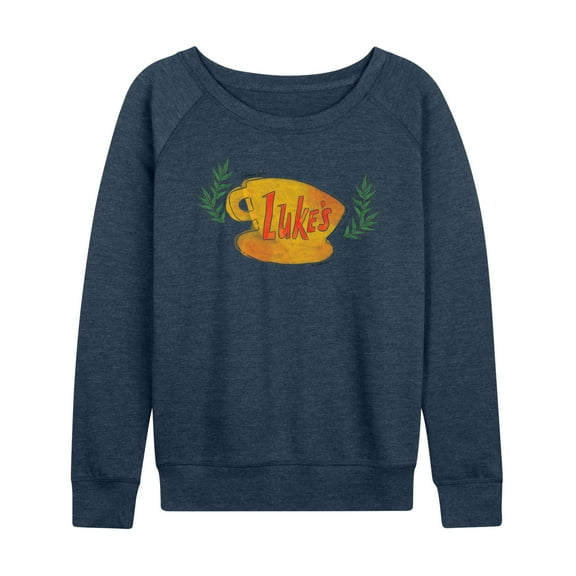 Gilmore Girls - Luke's Coffee Cup - Women's French Terry Long Sleeve Pullover
