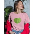thumbnail image 2 of Cactus Heart T-Shirt Women -Engin Selcuk Designs, Female Medium, 2 of 4