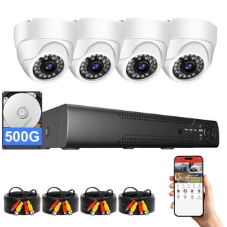 Floureon CCTV用監視カメラ8個セット FLOUREON Wired 8CH 1TB 5in1 Hybrid DVR 1080P Outdoor Security