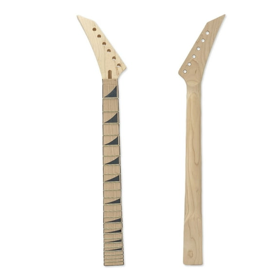 24Fret Maple Guitar Neck Reverse 25.5inch Maple Fretboard Bolt on heel