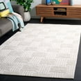 thumbnail image 2 of SAFAVIEH Ebony Lakisha Geometric Area Rug, Light Gray/Ivory, 4' x 6', 2 of 8