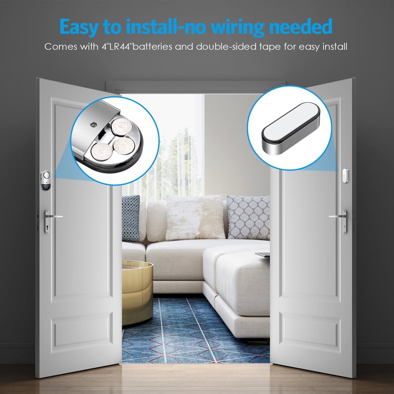 AMIR 125dB Door and Window Alarm (4-Pack) photo 8