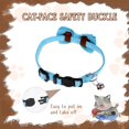 thumbnail image 5 of Mumup 2 Pcs Red Cat Collar for Boy Girl Cats Breakaway Cat Collars with Bell Cute Christmas Kitten Bow Tie Collar Adjustable Small Puppy Safety Collar Solid Color Plaid Pet Collar, 5 of 7