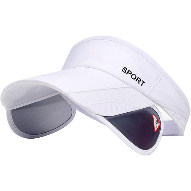 Gorra de visera solar de verano para mujer, gorra de golf ajustable con visera retráctil, protección UV, gorra deportiva para playa o tenis
