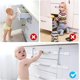 thumbnail image 2 of ZHAOCHENG Cerradura de Seguridad para Bebés, Juego de 8 Cerraduras de Seguridad para Armarios para Niños con Adhesivo 3M, Cerraduras de Seguridad para Bebés para Armarios, Cajones, Frigoríficos, Inodo, 2 of 5