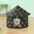 thumbnail image 4 of Cat Nest Soft Comfortable Cat Dog House Durable Convenient Foldable Warm Pet Shelter for Outdoor Indoor Use, 4 of 7