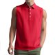 thumbnail image 1 of pstuiky Camisetas interiores de tirantes para hombre, Camisa básica semiabierta sin mangas para hombre de verano, informal, de color sólido, sin mangas, con cuello redondo Chaleco para hombre l, 1 of 8