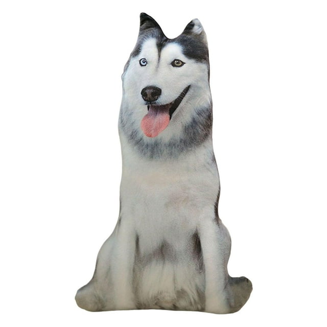 Lindo juguete de peluche Animal relleno perro durmiendo almohada linda figura juguetes suave para Husky siberiano Zulema Juguetes de peluche