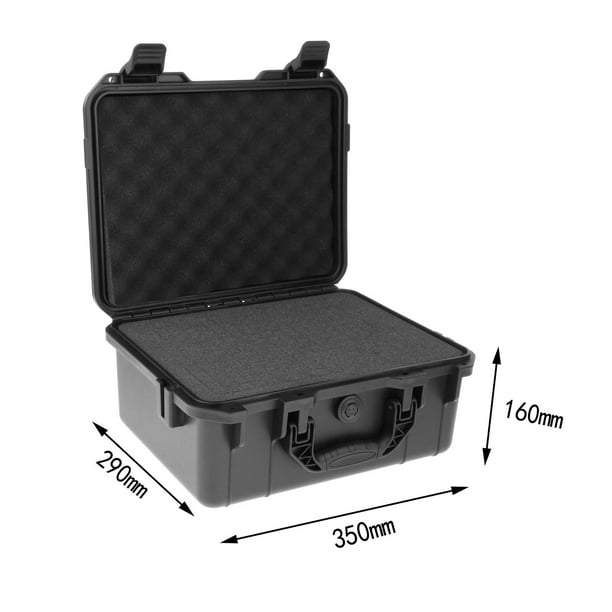 Bunblic Waterproof Hard Case Storage Carry Case Outdoor Box W/Foam L Other L