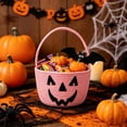 thumbnail image 2 of Halloween Candy Basket,Woven Design Candy Storage Basket With Handle for Party Gift Home, 2 of 6