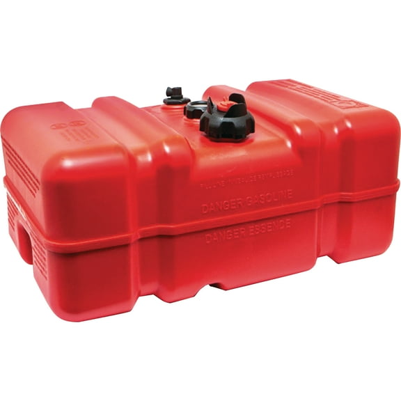 Moeller 630009LP Certified Low Profile 9-Gallon Fuel Tank with 1/4" Fuel Pick-Up Adapter & Mechanical Direct Sight Gauge