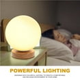 thumbnail image 4 of POINTERTECK LED Night Lamp USB Powered with Wooden Base Colorful Lighting Colorful Lighting Decoration Ambient Light Bedside Sleep Lamp for Desktop Bedroom Living Room, 4 of 9